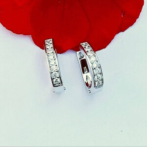 Brand New Sterling Silver Hoop Earrings
